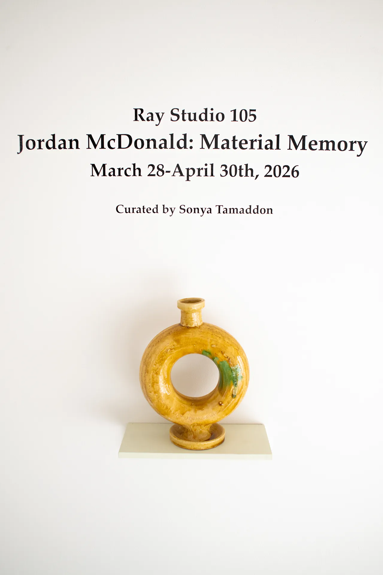 Jordan McDonald: Material Memory